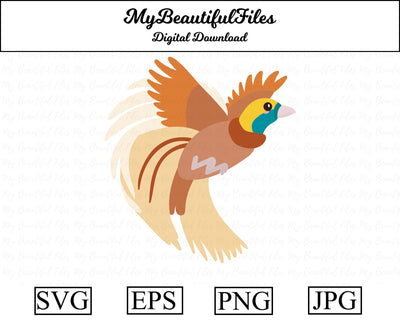 Bird of Paradise - Animal SVG MyBeautifulFiles 