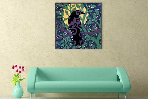 Bird on a Branch in Moonlight SVG Angel on Empire 