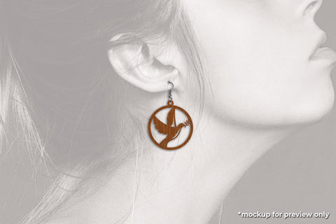 Bird Series Earrings - Cut Files SVG SVG Slim Studio 