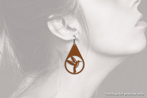 Bird Series Earrings - Cut Files SVG SVG Slim Studio 