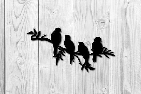 Bird silhouette decoration cut file, decoration cut file SVG dadan_pm 
