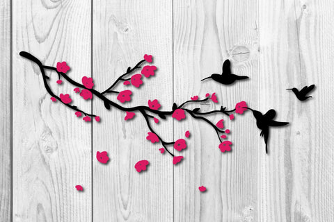 Bird silhouette decoration cut file, decoration cut file SVG dadan_pm 