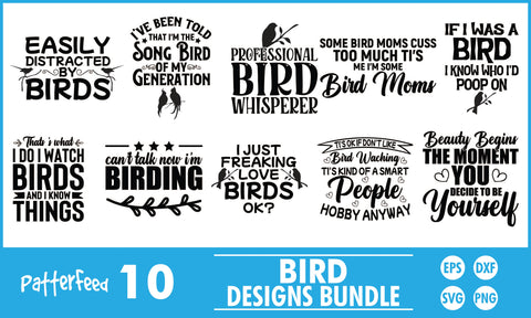 Bird SVG Designs Bundle SVG PatternFeed8 