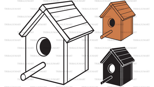 Birdhouse SVG TribaliumArtSF 