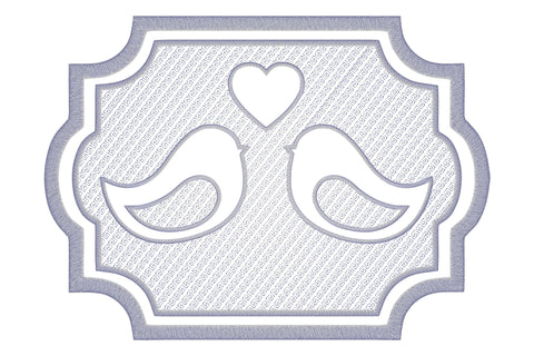 Birds embossed machine embroidery digital download Embroidery/Applique DESIGNS embroidery-workshop 