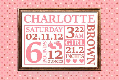 Birth announcement svg, birth stats svg, newborn svg, baby svg, pregnant svg, birth announcement template svg, baby girl svg, welcome baby SVG James 
