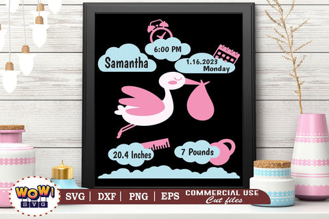 Birth announcement svg,welcome to the world svg,birth stats svg,baby shower gift,baby shower svg,birth announcement template,files for cricut,svg files,files for silhouette,png design,cut files,cricut svg,silhouette studio,cameo file SVG Wowsvgstudio 