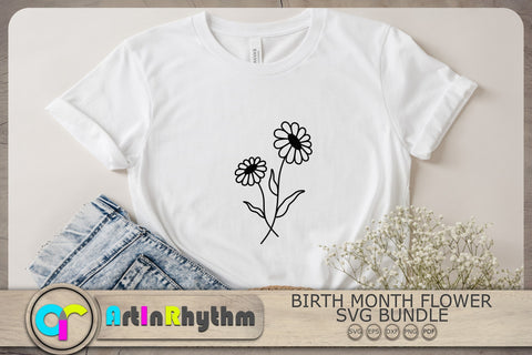 Birth Month Flowers Svg, Flowers Svg, Flower Clipart, Floral Svg SVG Artinrhythm shop 