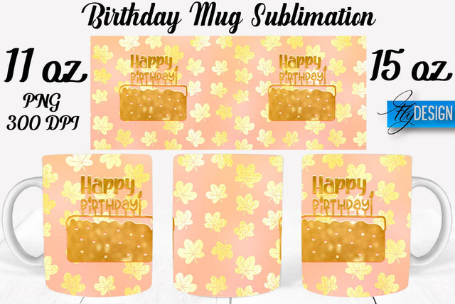Birthday 11 Oz | 15 Oz Mug Sublimation Sublimation Fly Design 