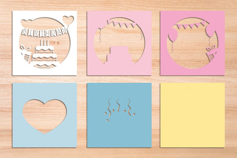 Birthday 3D Layered Paper Cut - SVG SVG Slim Studio 
