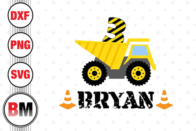 Birthday Boy Construction SVG, PNG, DXF Files SVG BMDesign 
