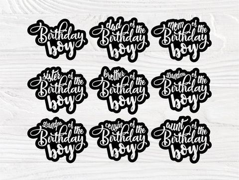 Birthday boy SVG | Birthday boy family svg | Mom and dad svg | Birthday boy shirt | Birthday svg | Birthday boy cut files | Cricut cut files SVG TonisArtStudio 