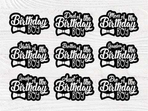 Birthday boy SVG | Birthday shirt family | Happy birthday svg | Boy design svg | Svg bundle | Birthday boy cut files | Birthday silhouette SVG TonisArtStudio 
