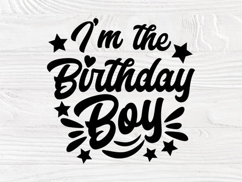 Birthday Boy SVG, Birthday Shirt Svg Cut Files SVG TonisArtStudio 