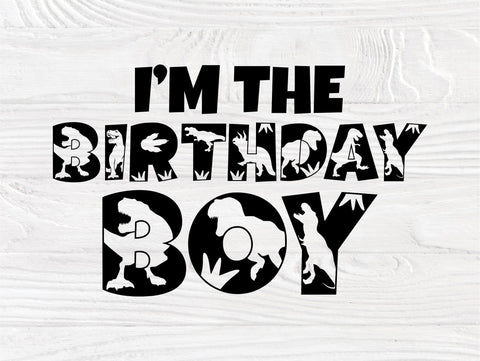 Birthday Boy SVG, Dinosaur Svg, Family Shirt Svg SVG TonisArtStudio 