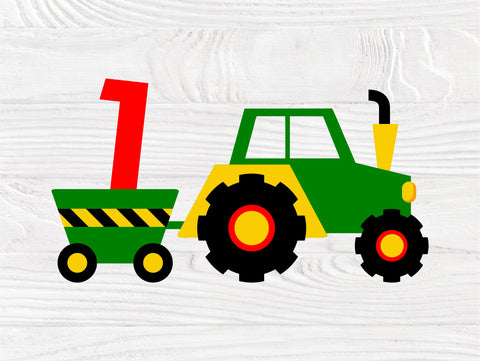 Birthday Boy SVG, Tractor Svg, Baby Boy Cut Files SVG TonisArtStudio 