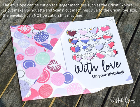 Birthday card bundle! Now compatible with the Cricut Joy!! SVG Digital Gems 