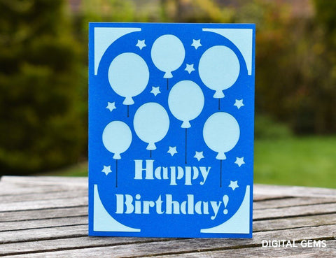 Birthday card bundle SVG Digital Gems 
