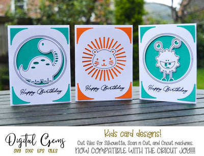 Birthday card designs SVG Digital Gems 