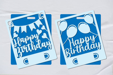 Birthday Card Money Holder Bundle 3D Paper zafrans studio 