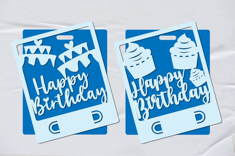 Birthday Card Money Holder Bundle 5 SVG zafrans studio 