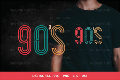 Birthday Classic Vintage 90's Svg, t-shirt, Cricut Files, svg, png, eps, dxf, Instant Download SVG nhongrand 