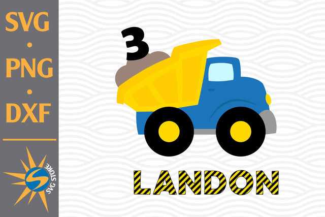 Birthday Construction Car SVG, PNG, DXF Digital Files Include SVG SVGStoreShop 