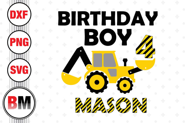 Birthday Construction SVG, PNG, DXF Files SVG BMDesign 