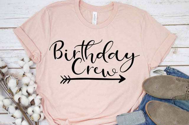 Birthday Crew Svg, Png, Dxf Files SVG RedFoxDesignsUS 
