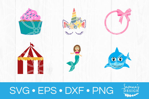 Birthday Cut File Bundle SVG SavanasDesign 