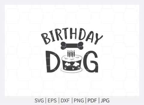 Birthday Dog svg, Birthday Dog Bandana, Dog Birthday svg, Funny Dog Bandana svg, Dog Life svg, Dog Bandana SVG Bundle, Dog Mom, Dog png, Dog jpg, Dog dxf SVG Dinvect 