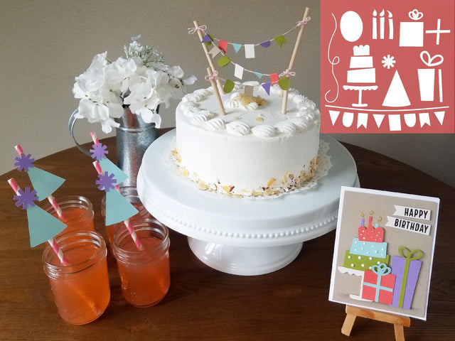 Birthday Elements Bundle So Fontsy Design Shop 