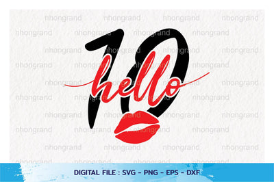 Birthday fabulous hello 10 years, t-shirt, Cricut Files, svg, png, eps, dxf, Instant Download SVG nhongrand 