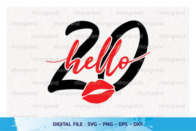 Birthday fabulous hello 20 years, t-shirt, Cricut Files, svg, png, eps, dxf, Instant Download SVG nhongrand 