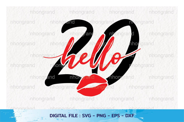 Birthday fabulous hello 20 years, t-shirt, Cricut Files, svg, png, eps, dxf, Instant Download SVG nhongrand 