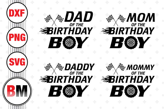 Birthday Family Racing SVG, PNG, DXF Files SVG BMDesign 
