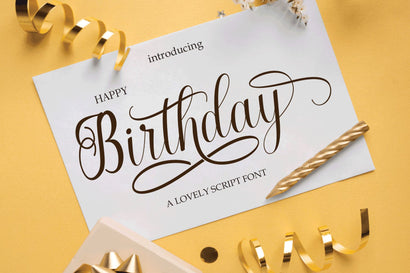 Birthday Font Rtceative 