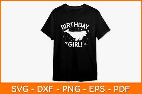 Birthday Girl! Beluga Whale Svg Design SVG artprintfile 