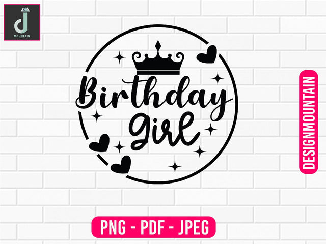Birthday Girl png design, Birthday Png, Birthday Sublimation, Birthday Bundle design Sublimation Alihossainbd 