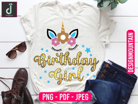 Birthday Girl png design, Birthday Png, Birthday Sublimation, Birthday Bundle design Sublimation Alihossainbd 