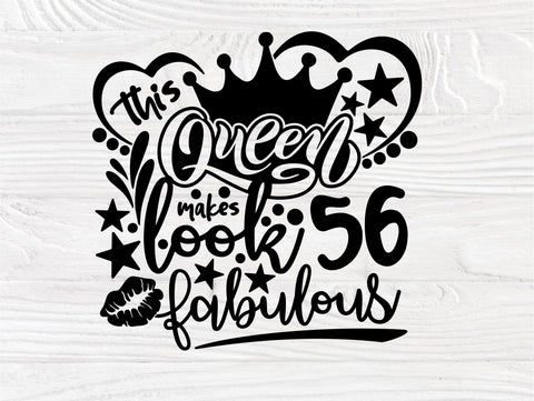 Birthday Girl SVG, 56th to 75th Queen Svg Bundle SVG TonisArtStudio 