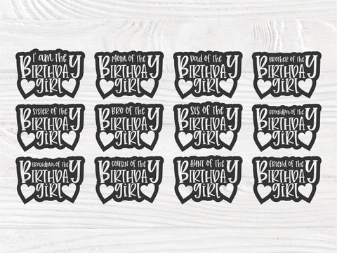 Birthday girl SVG | Birthday family cut files for cricut silhouette | Birthday svg | Birthday designs | Girl svg | Birthday quotes svg SVG TonisArtStudio 