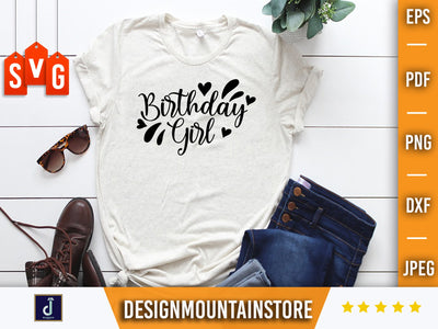Birthday Girl SVG, Birthday Svg, Birthday Squad, Birthday Girl svg SVG Alihossainbd 