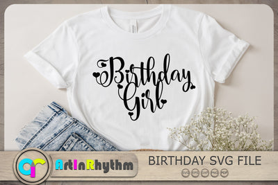 Birthday Girl Svg, Birthday Svg, Happy Birthday Svg SVG Artinrhythm shop 