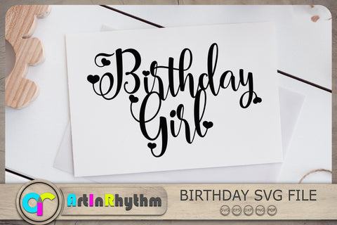 Birthday Girl Svg, Birthday Svg, Happy Birthday Svg SVG Artinrhythm shop 