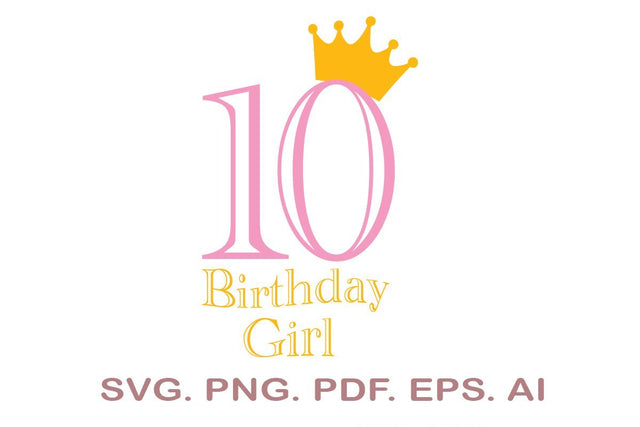 Birthday Girl svg, Birthday svg, It's My Birthday svg, Cricut, Silhouette SVG MagicDesignUS 