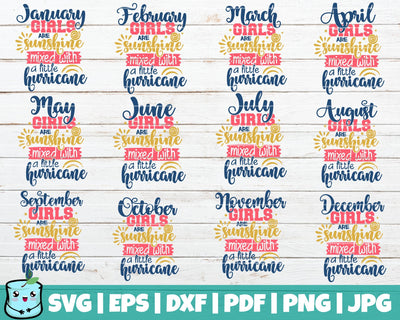 Birthday Girl SVG Bundle SVG MintyMarshmallows 