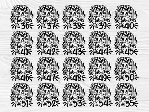 Birthday Girl SVG Bundle, Woman Svg, Eyelashes Svg SVG TonisArtStudio 