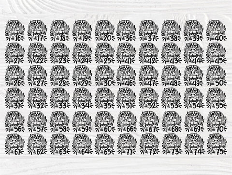 Birthday Girl SVG Bundle, Woman Svg, Eyelashes Svg SVG TonisArtStudio 