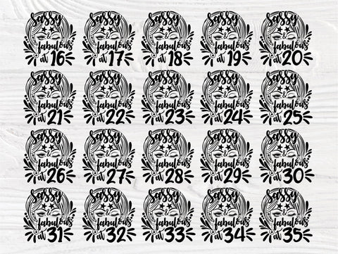 Birthday Girl SVG Bundle, Woman Svg, Eyelashes Svg SVG TonisArtStudio 